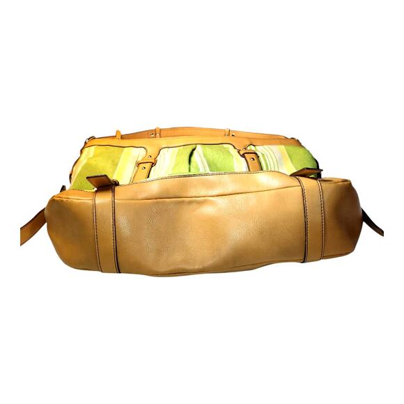 Etienne Privee Collection Cotton Canvas Double Handle Tote Purse Shoulder Bag LG - Picture 5 of 7